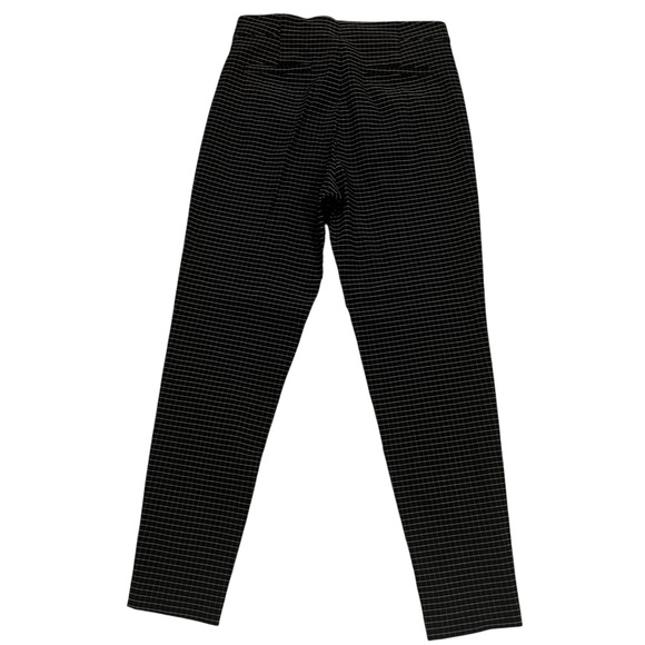Elle Black and White Checkered Ankle Pants - Picture 2 of 4